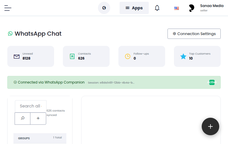 Soko24 Terminal WhatsApp seller screen
