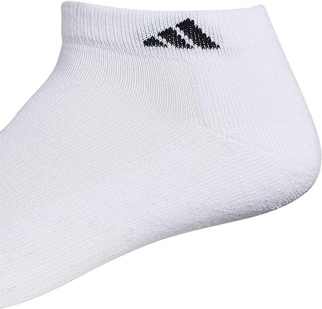 adidas Men's Athletic Cushioned Low Cut Socks with Arch Compression for a Secure Fit (6-Pair)
