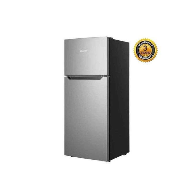 Hisense 419L Hisense Double Door Nofrost Refrigerator- Silver