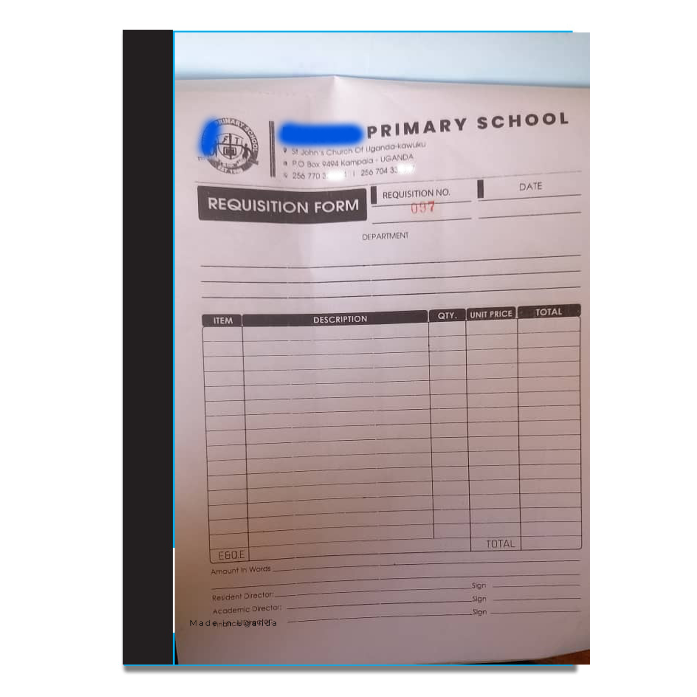 Custom A4 Requisition Form Book – Professional & Personalized for Your Business