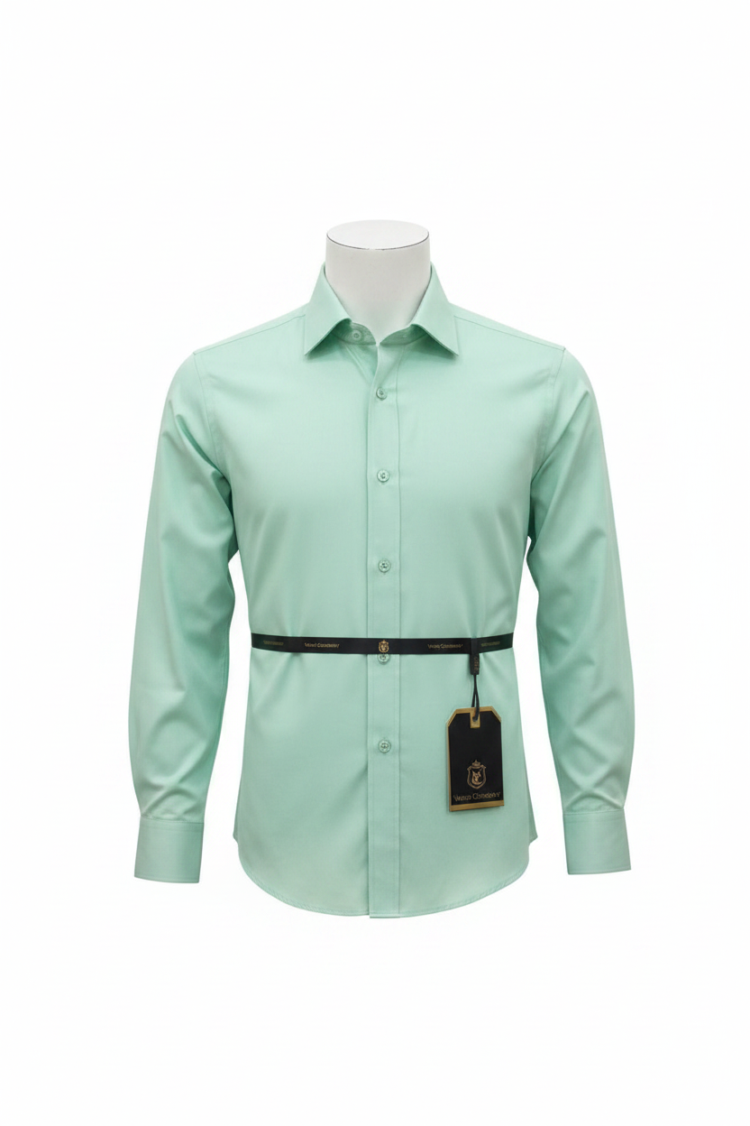 Verso Ceremony Men's Dress Shirt - Mint Green