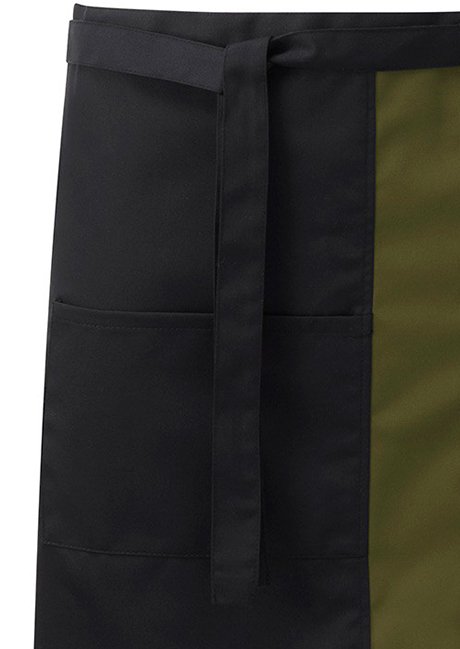Branded Contrast Waist Apron with Pocket – Bars, Cafés & Retail Staff thumbnail