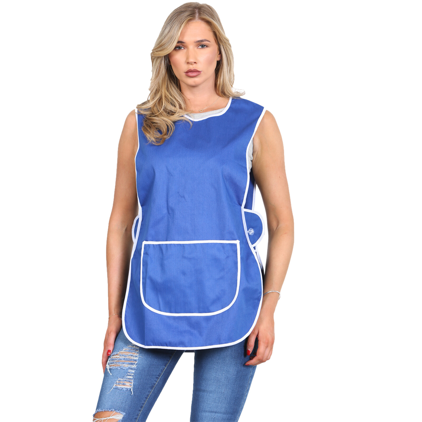 Branded Classic Tabard Apron with Logo – Cleaning, Catering & Care Staff thumbnail