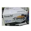 SAACHI Electric Deep Fryer with 2 basket and Lid Stainless Steel-6 Litres