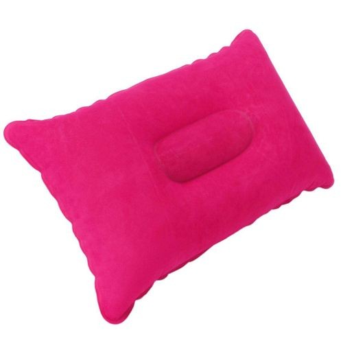 Protable Ultralight Inflatable Air Pillow Cushion Camping Travel Comfort Relax 34X22CM Rose (Rose)