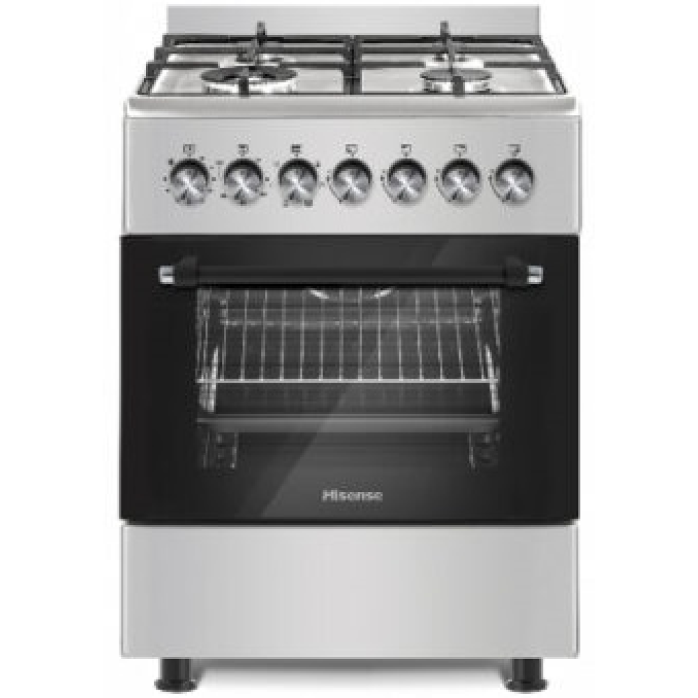 Hisense 3 Burner Gas Cooker - Black