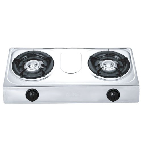 Mika 2 Burner Gas Cooker - White