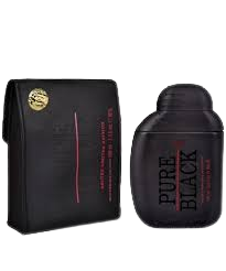 Pure Black Perfume For Men - 100ml - Black