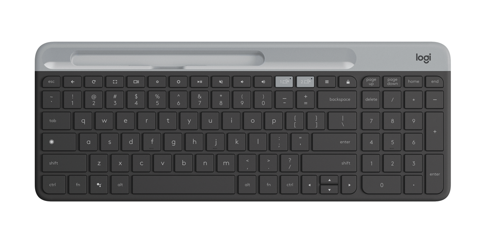 Logitech K580 Slim Multi-Device Keyboard - Black