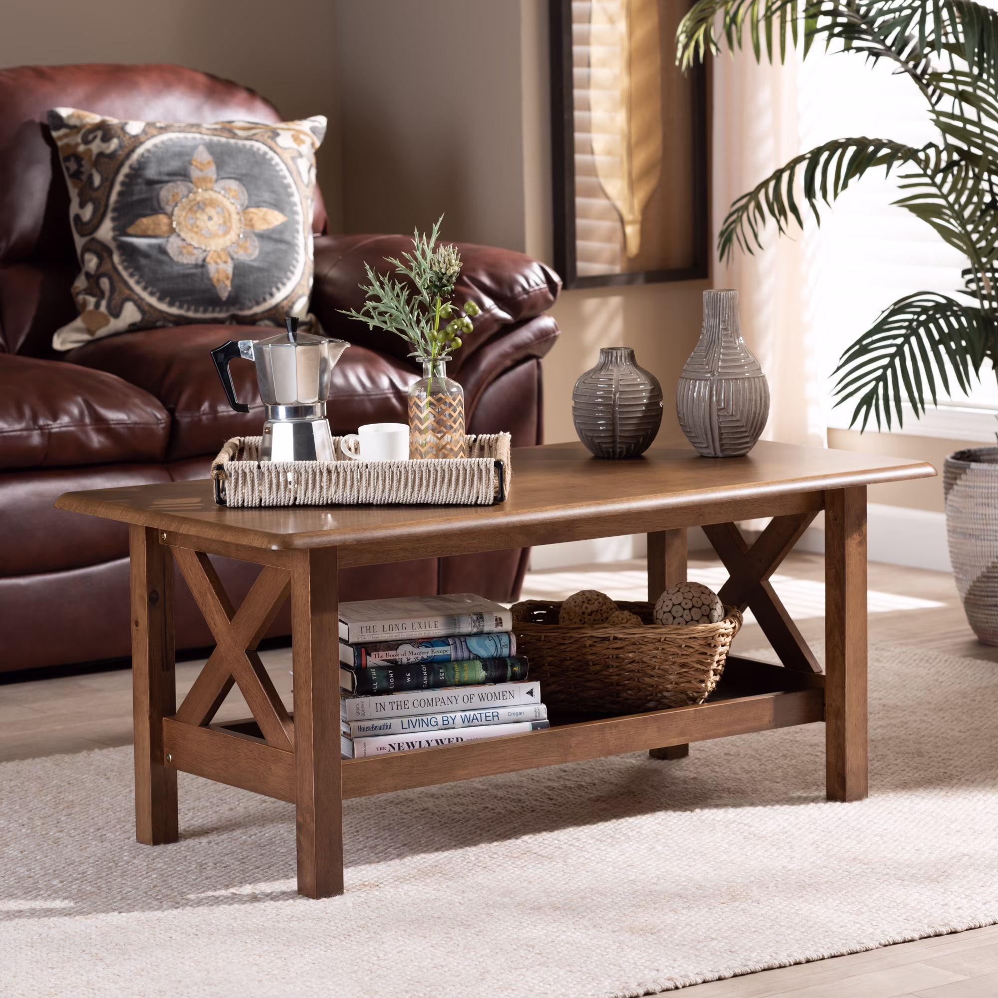 Coffee Table - Wooden - Brown