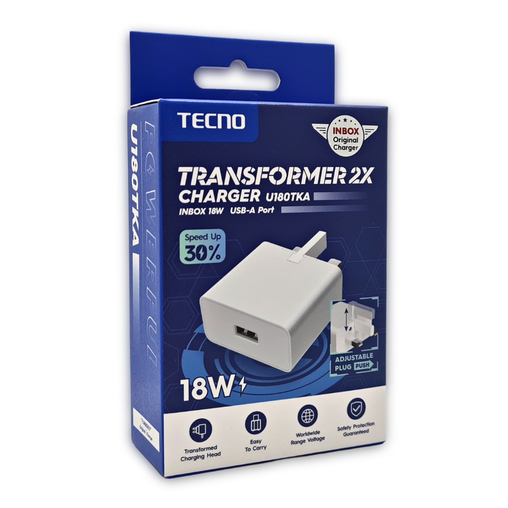 Tecno 18W Fast Charger