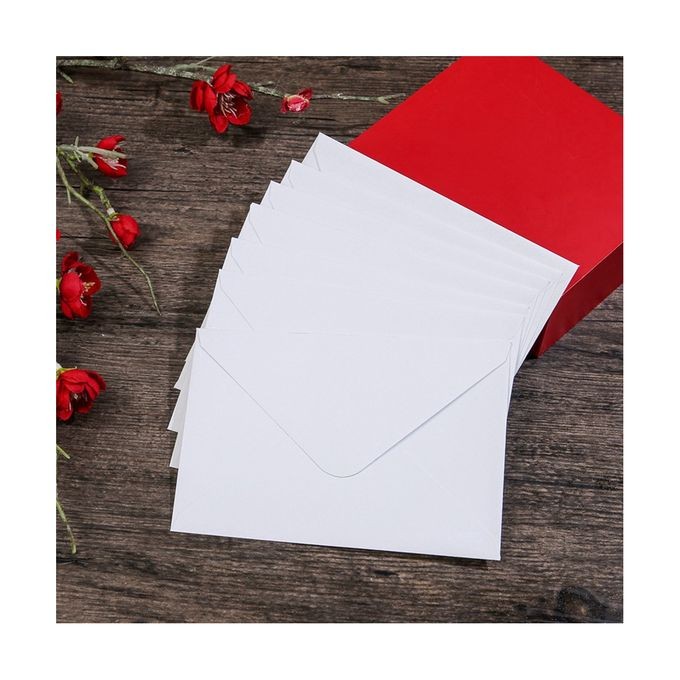 915 Generation B6 Envelopes 100 Pcs White Envelopes for Invitation Wedding Announcements Baby Shower Blank Envelope