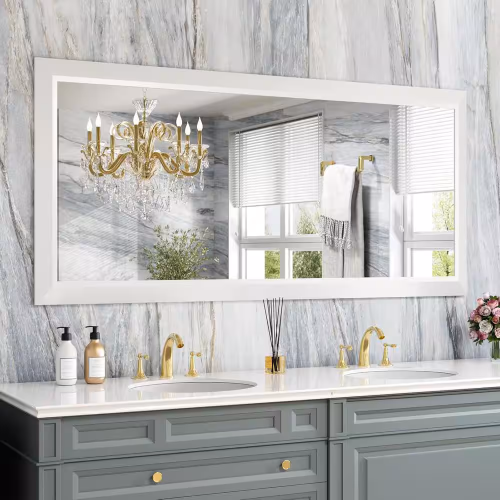 Bathroom Mirror - Vanity - White