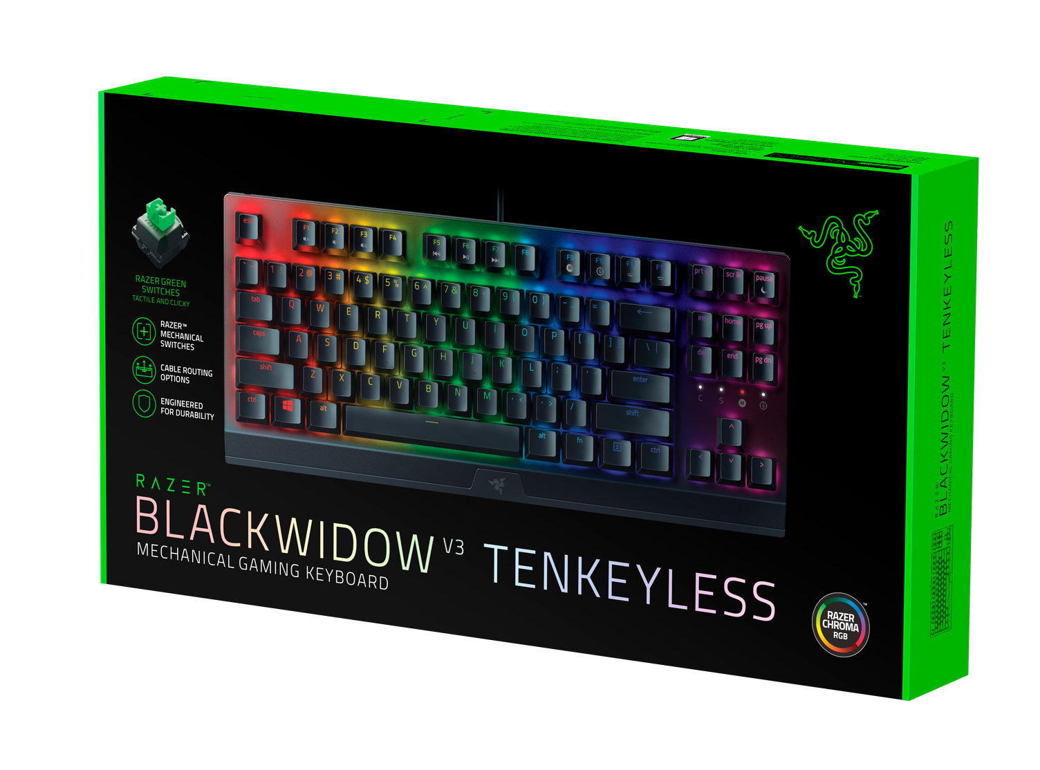 Razer BlackWidow V3 Mechanical Keyboard - Black