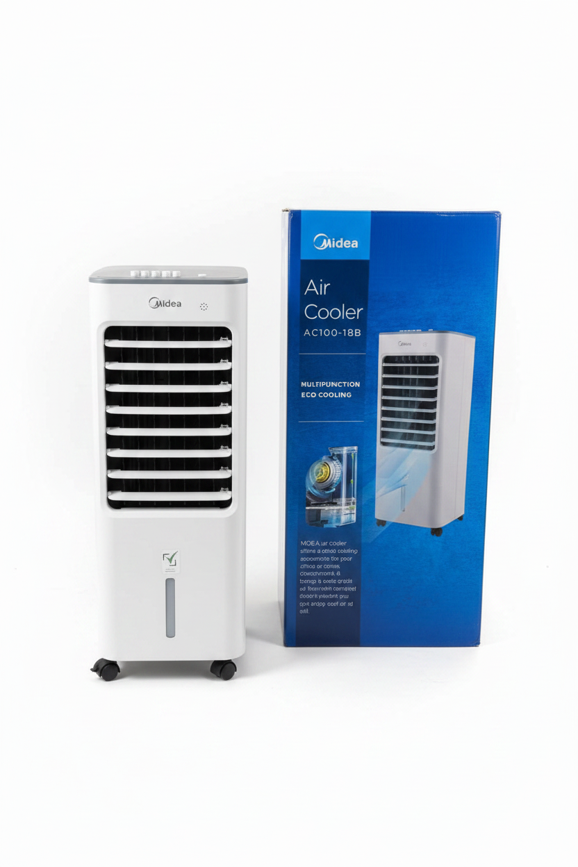 Midea AC100-18B Multifunction Eco Air Cooler - Portable & Energy Saving