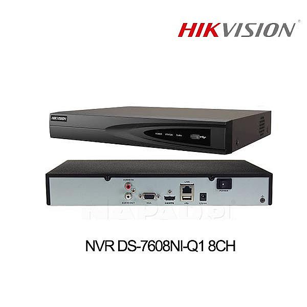 Hikvision 8CH NVR Recorder - Black