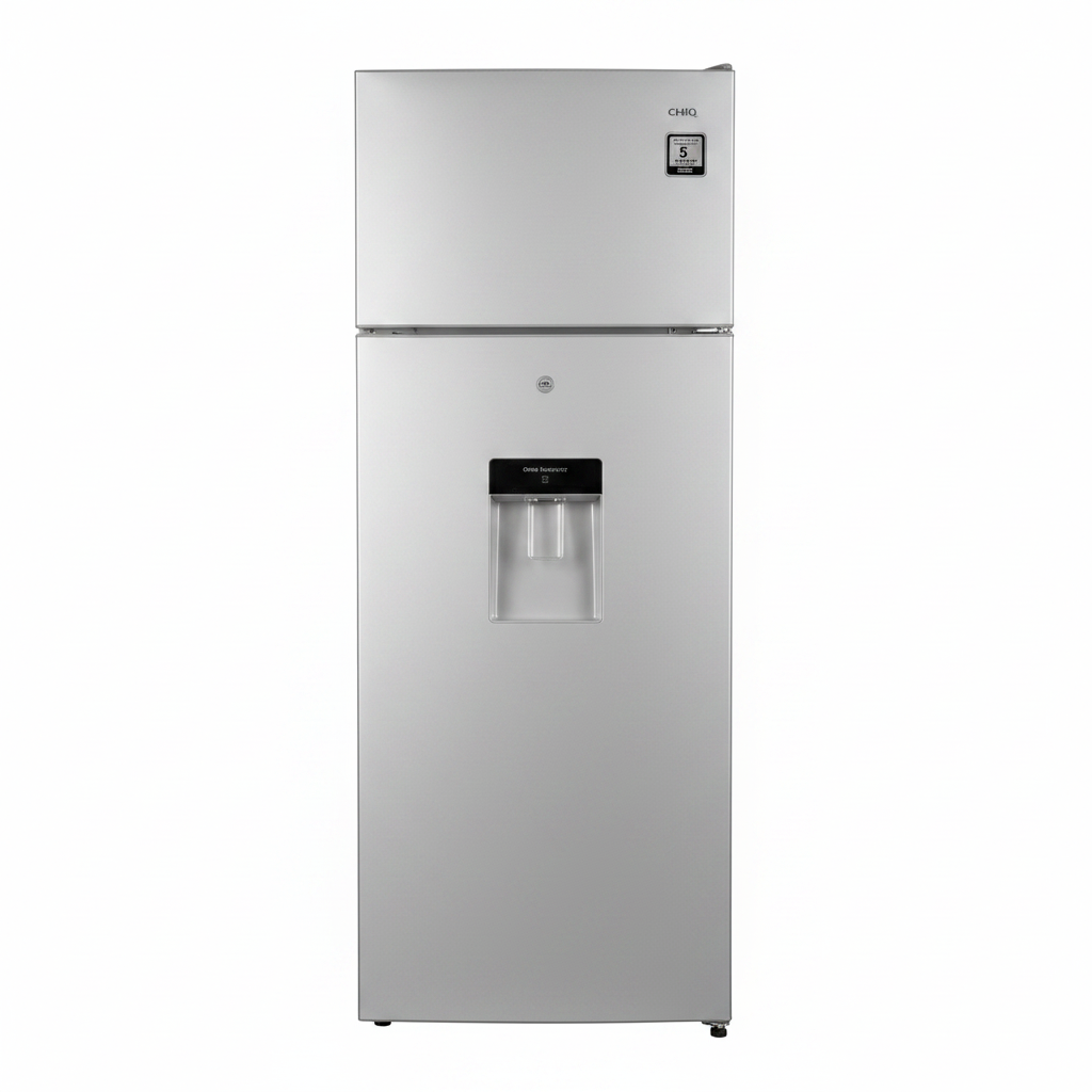 CHiQ 270L Double Door Refrigerator with Water Dispenser