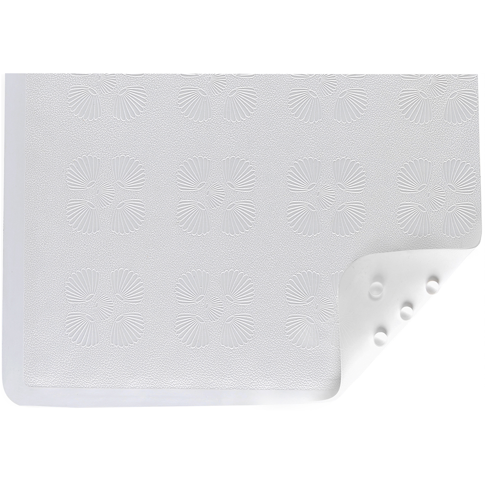 Bath Mat - Rubber - White