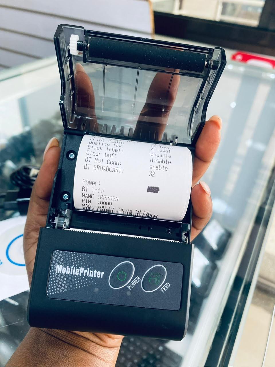 Portable Mini Thermal Printer 2 inch Wireless USB Receipt Bill Ticket Printer with 58mm Print Paper for Restaurant