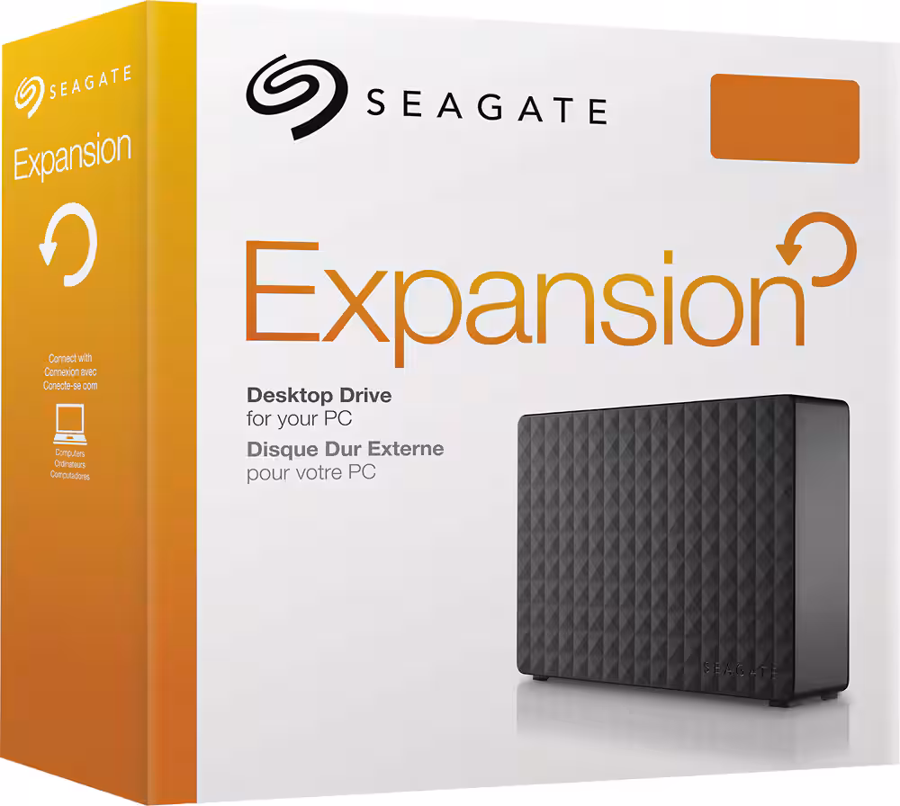Seagate Expansion 5TB External Hard Drive - Black