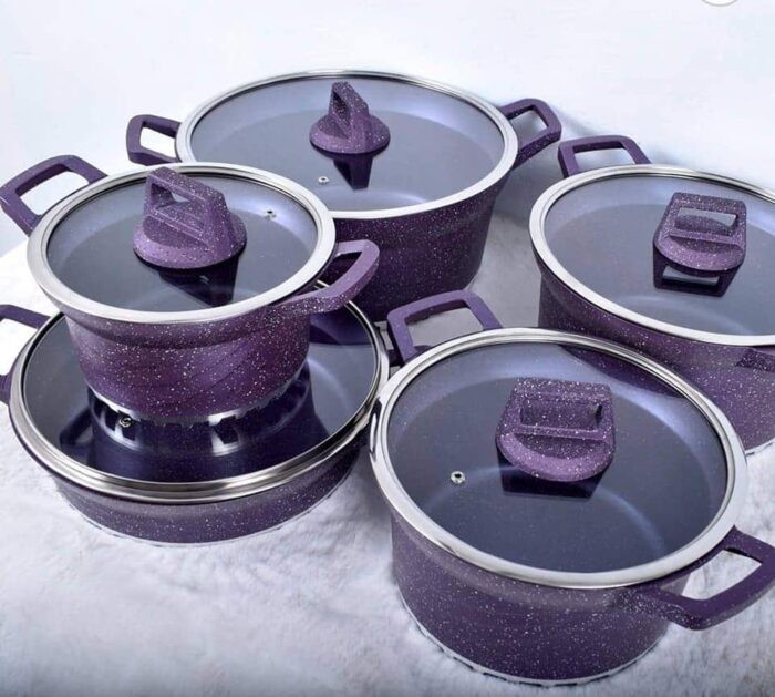 Granite nonstick pot set