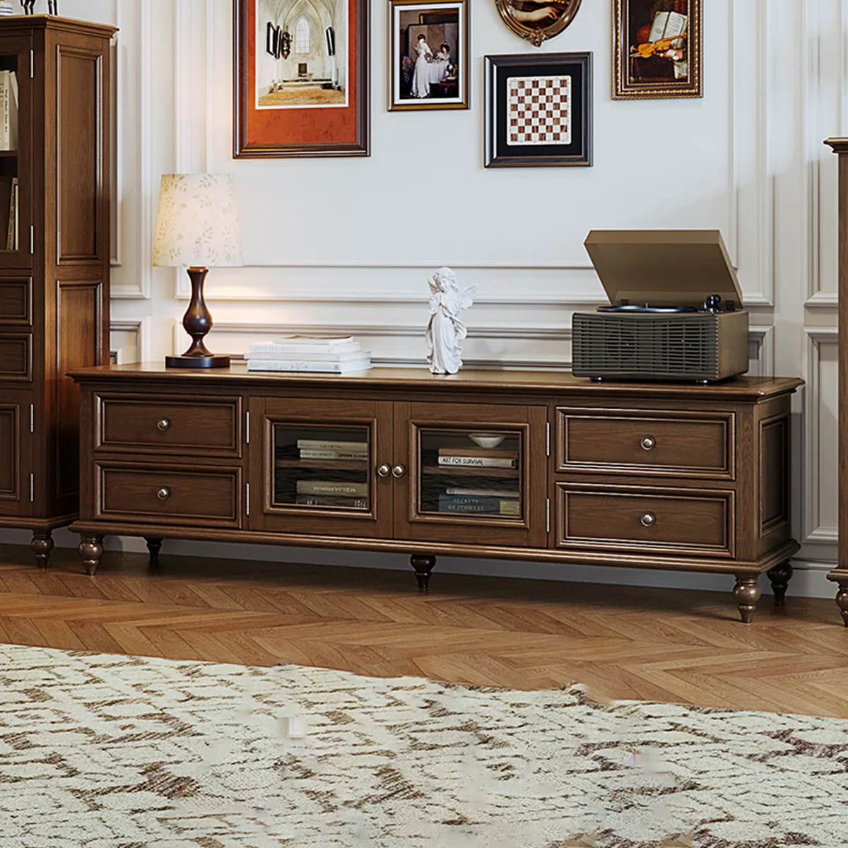 TV Stand - Wooden - Brown
