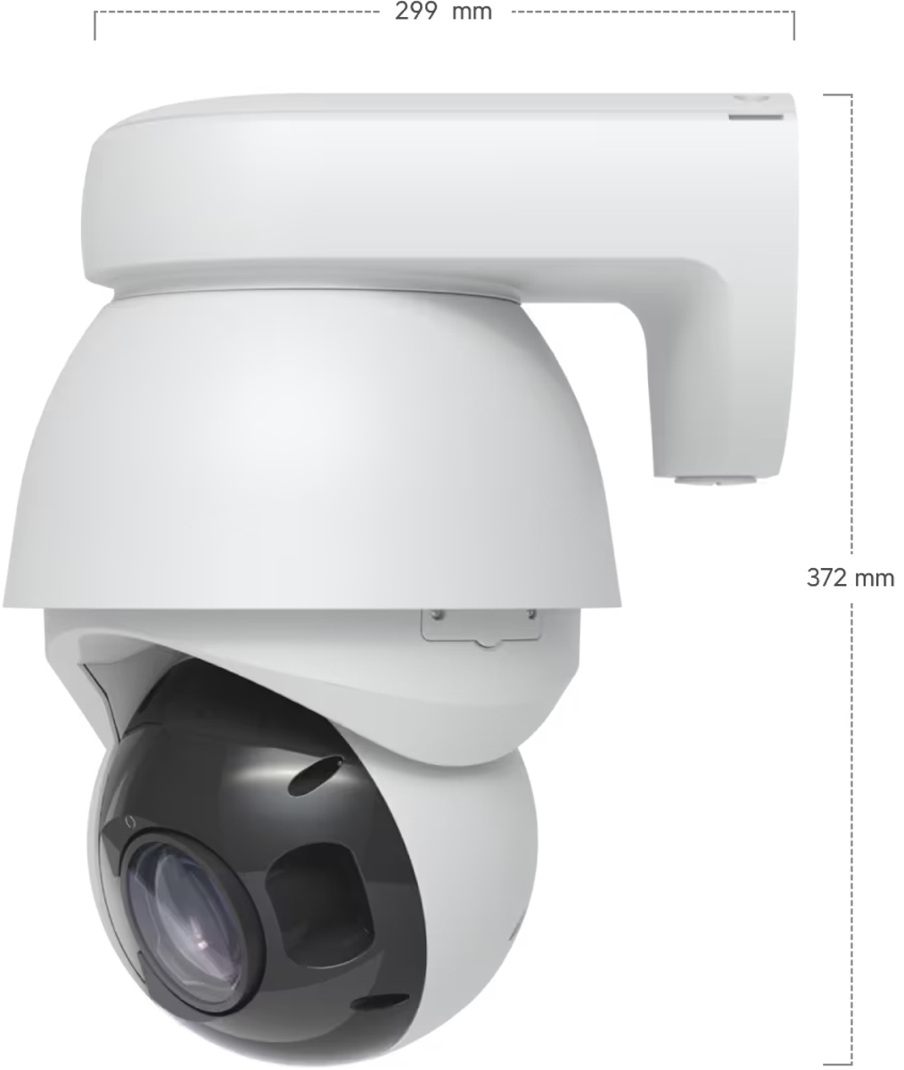 Generic 8MP PTZ CCTV Camera - White