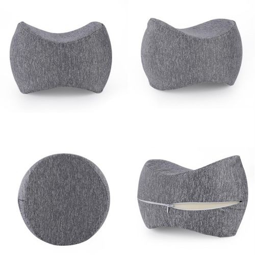 1PC USEFUL MEMORY FOAM KNEE PILLOW SUPPORT FOR LEG PREGNANCY gray