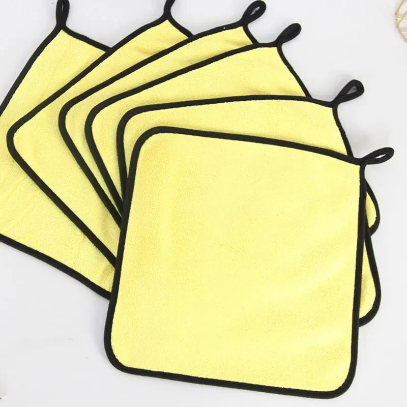 30x40CM Car Wash Microfiber Towel Car Cleaning Drying Cloth Kitchen Care Detailing Car Wash Towel Cleaning Cloths 3/20PCS