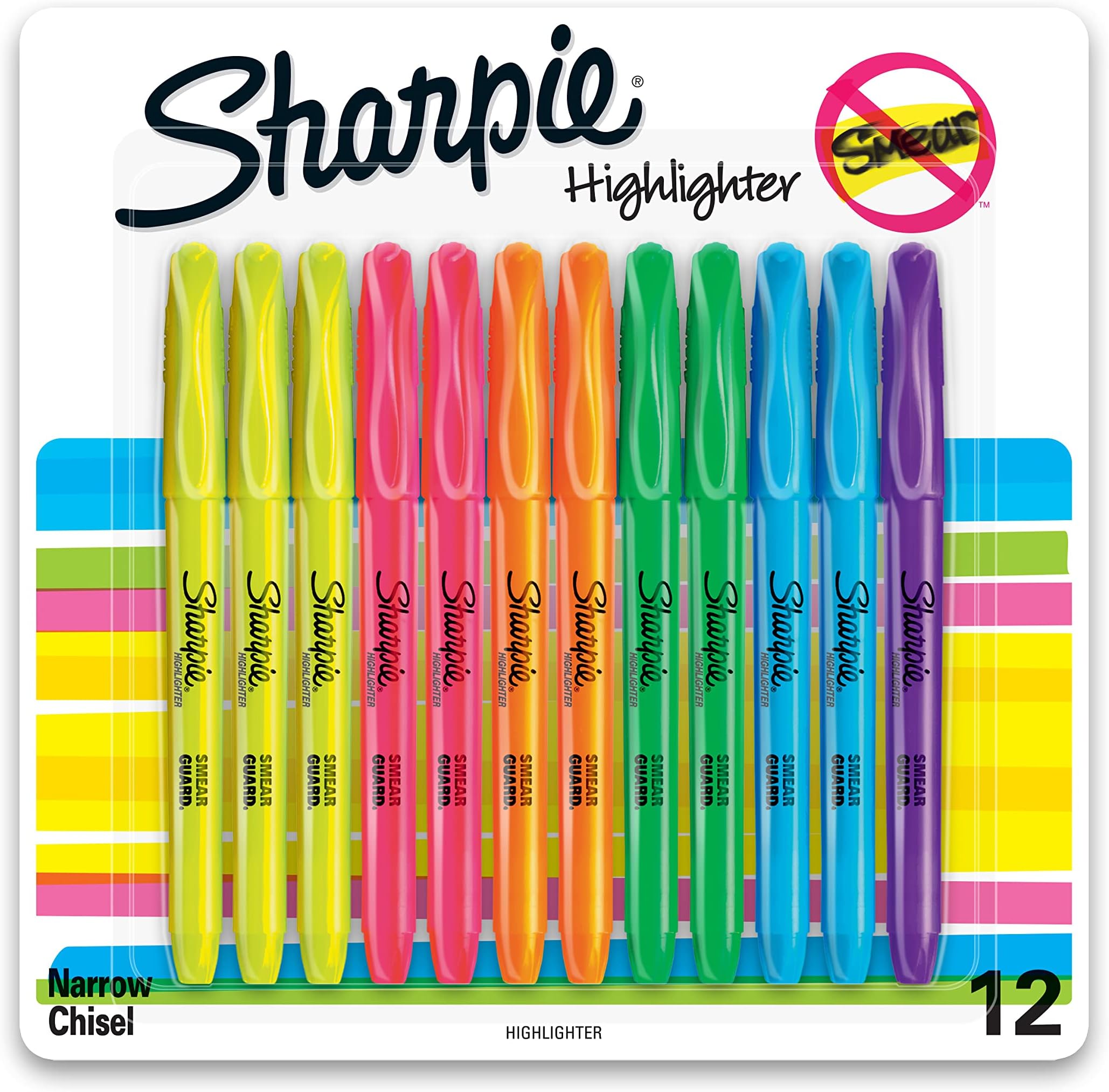 Sharpie Highlighter Set - 6 Colors