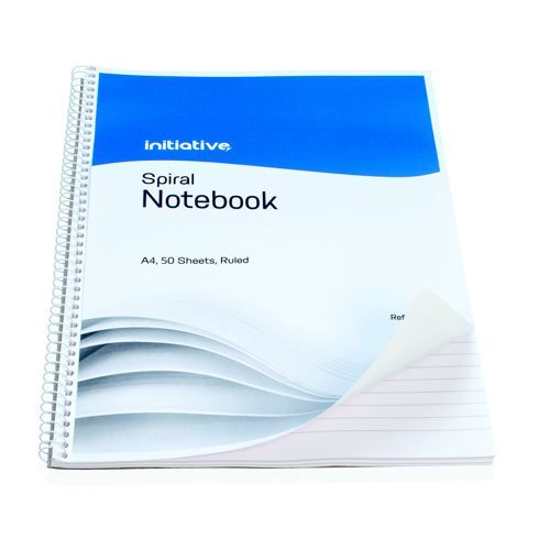 A4 Notebook - 100 Pages - Spiral - Ruled