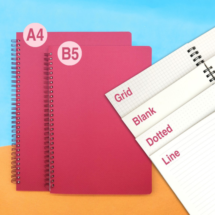 B5 Notebook - 100 Pages - Spiral - Ruled
