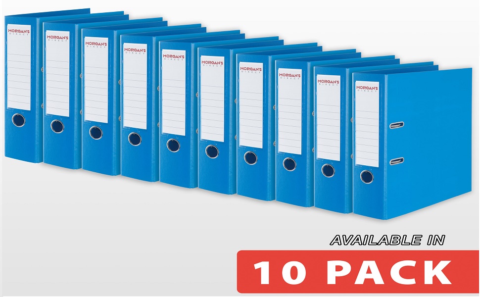 A4 Lever Arch File - 80mm - Blue