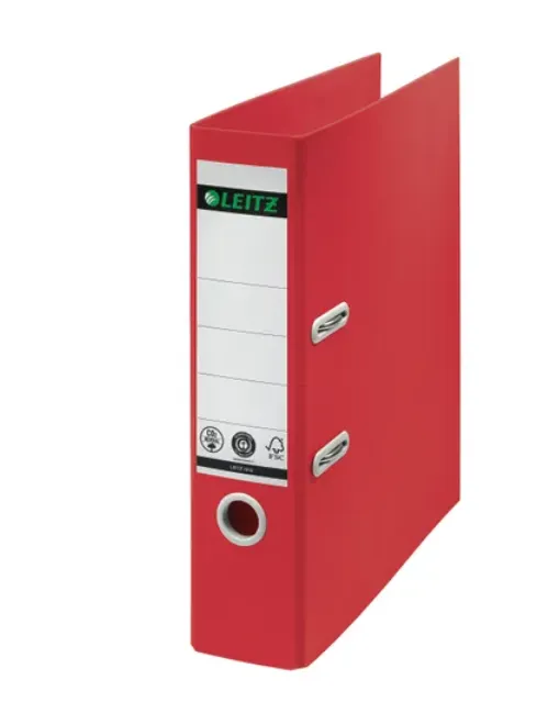 A4 Lever Arch File - 80mm - Red