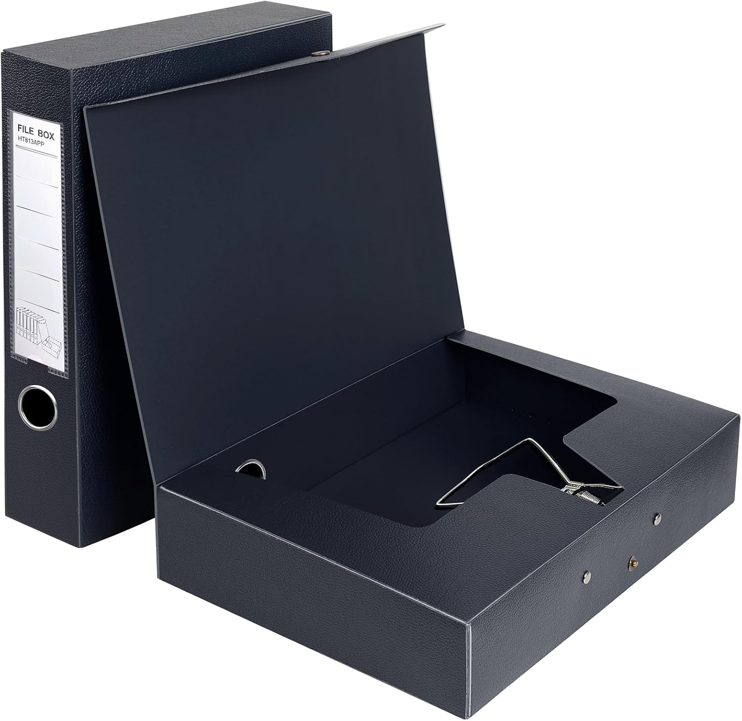 A4 Box File - Black