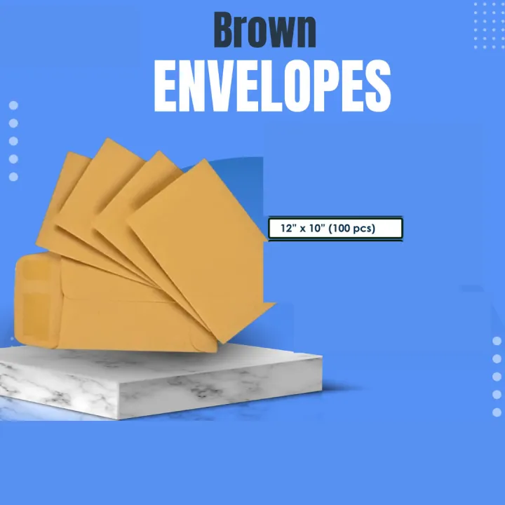 A4 Envelope - Brown - 100 Pack