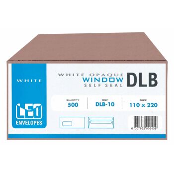 DL Envelope - White - 500 Pack