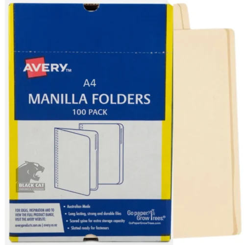 Manila Folder - A4 - 100 Pack