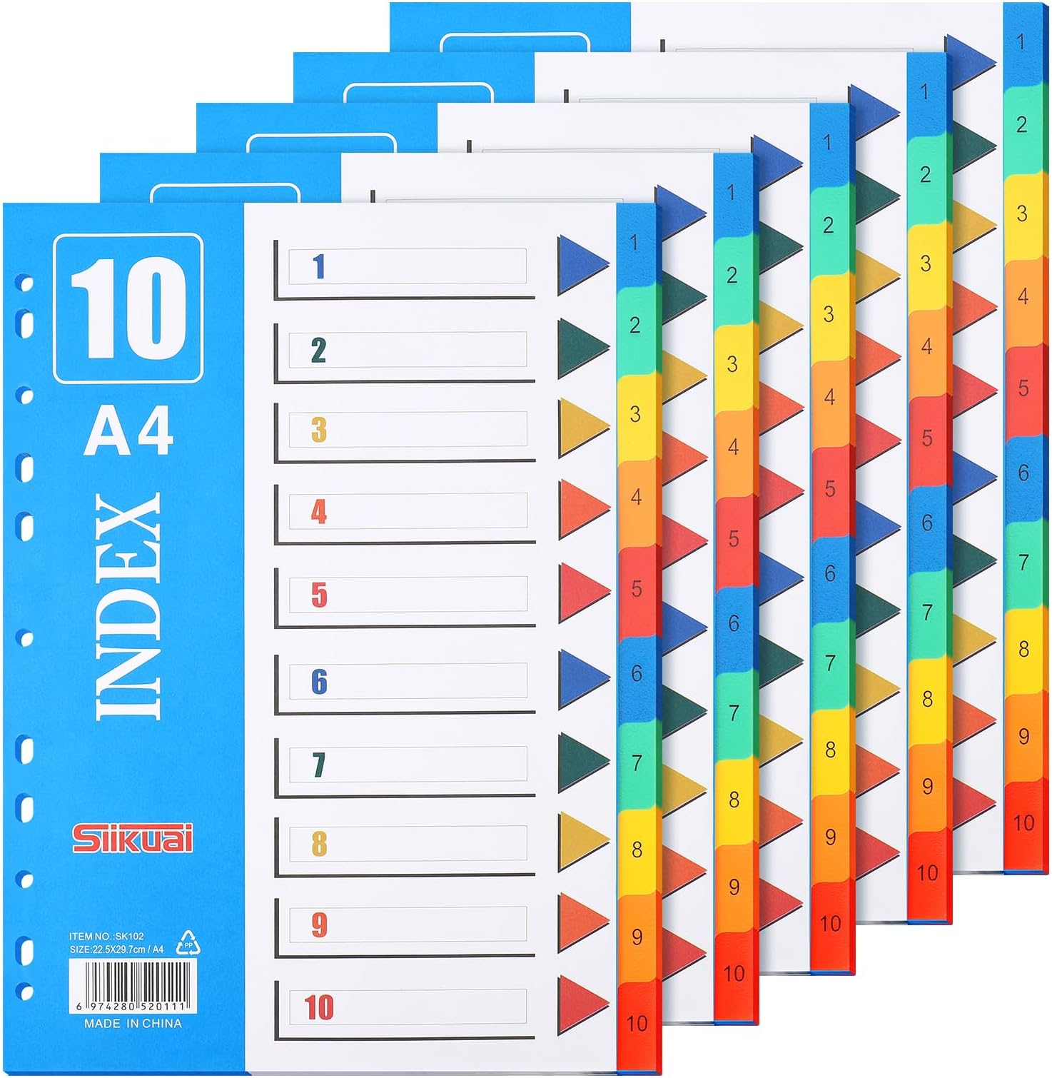 File Divider - A4 - 10 Tab