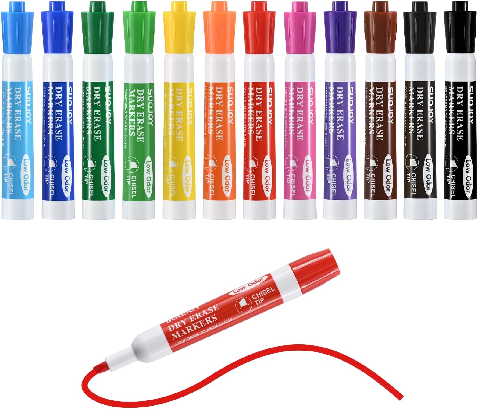 Whiteboard Marker - Assorted - 12 Pack