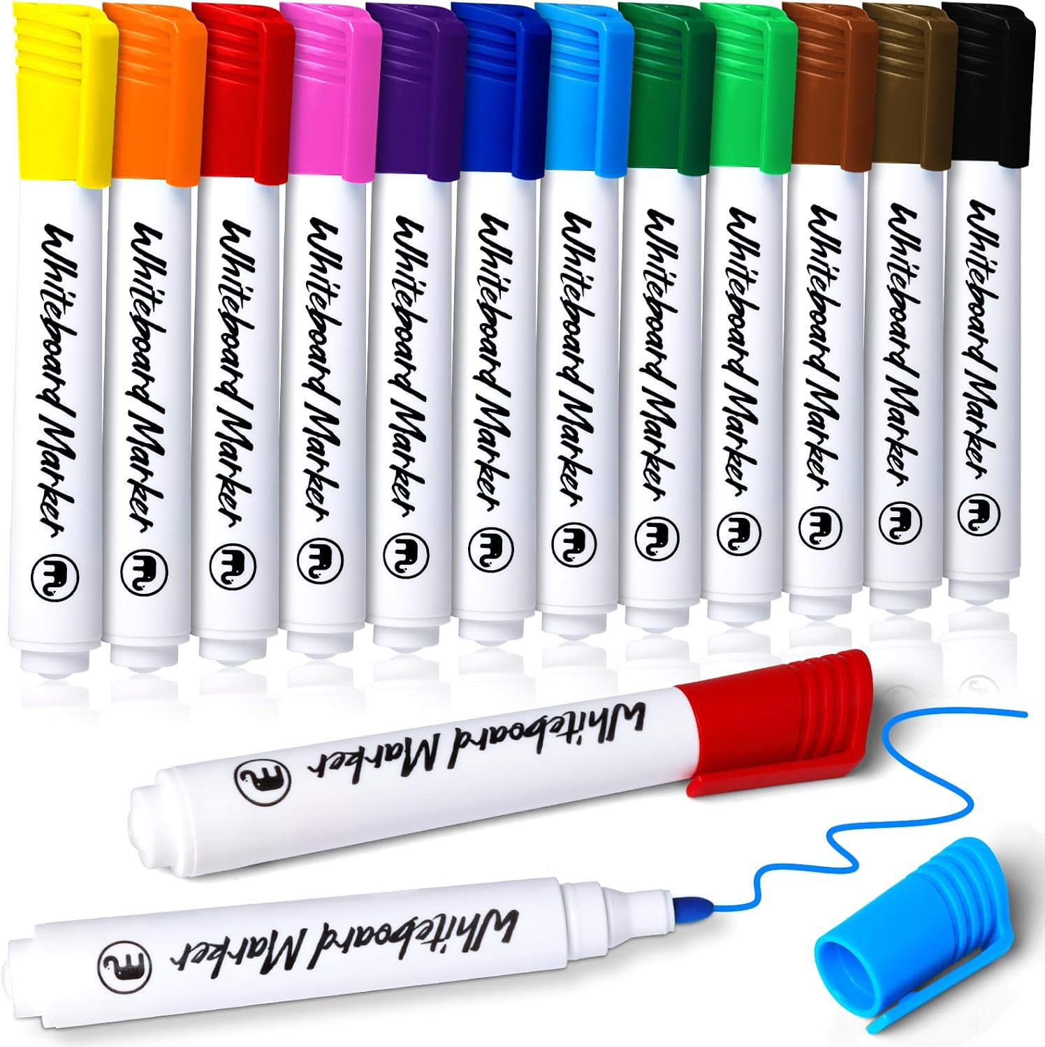 Whiteboard Marker - Assorted - 12 Pack
