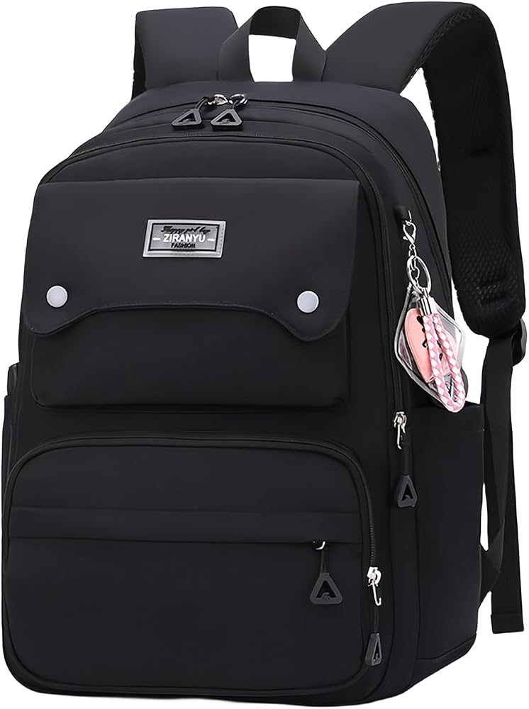 School Bag - Backpack - Black