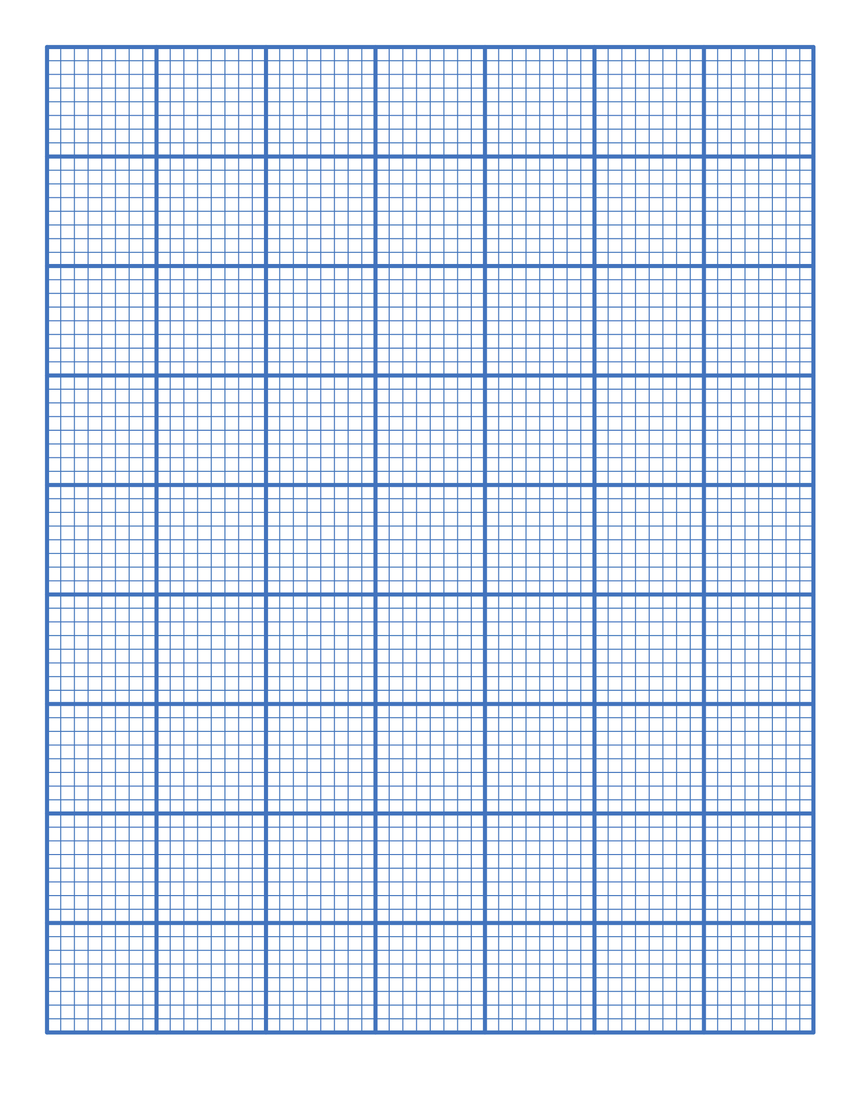 Graph Paper - A4 - 100 Sheets
