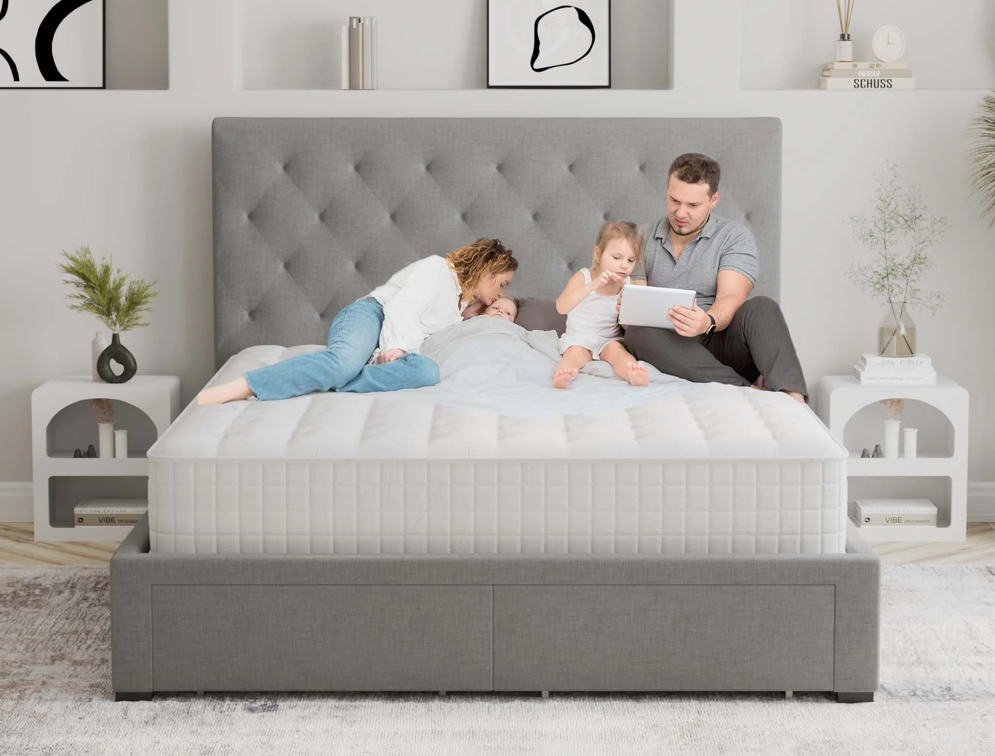 Pocket Spring Mattress - Double - 8"