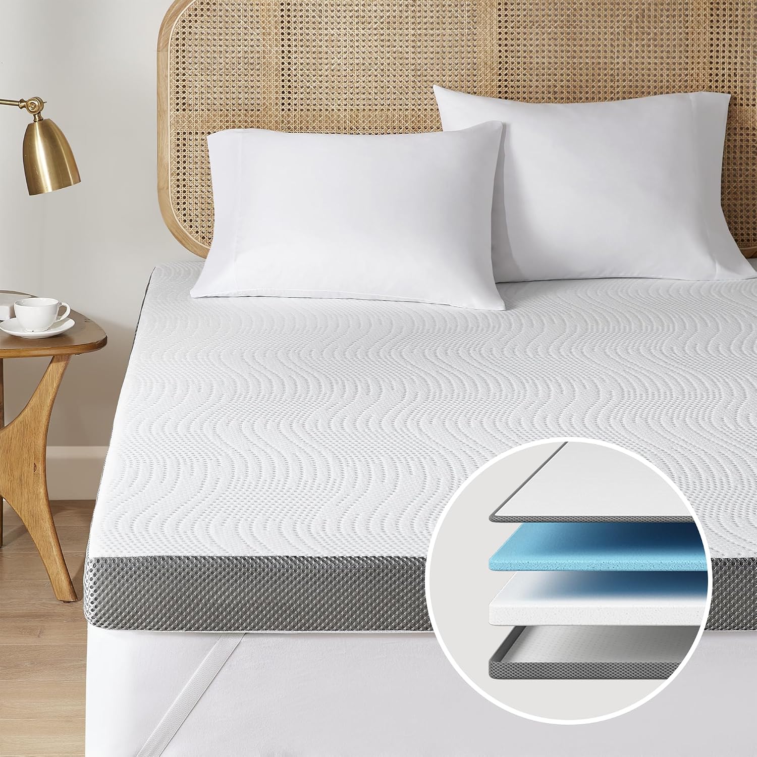Mattress Topper - Double - Memory Foam - 2"
