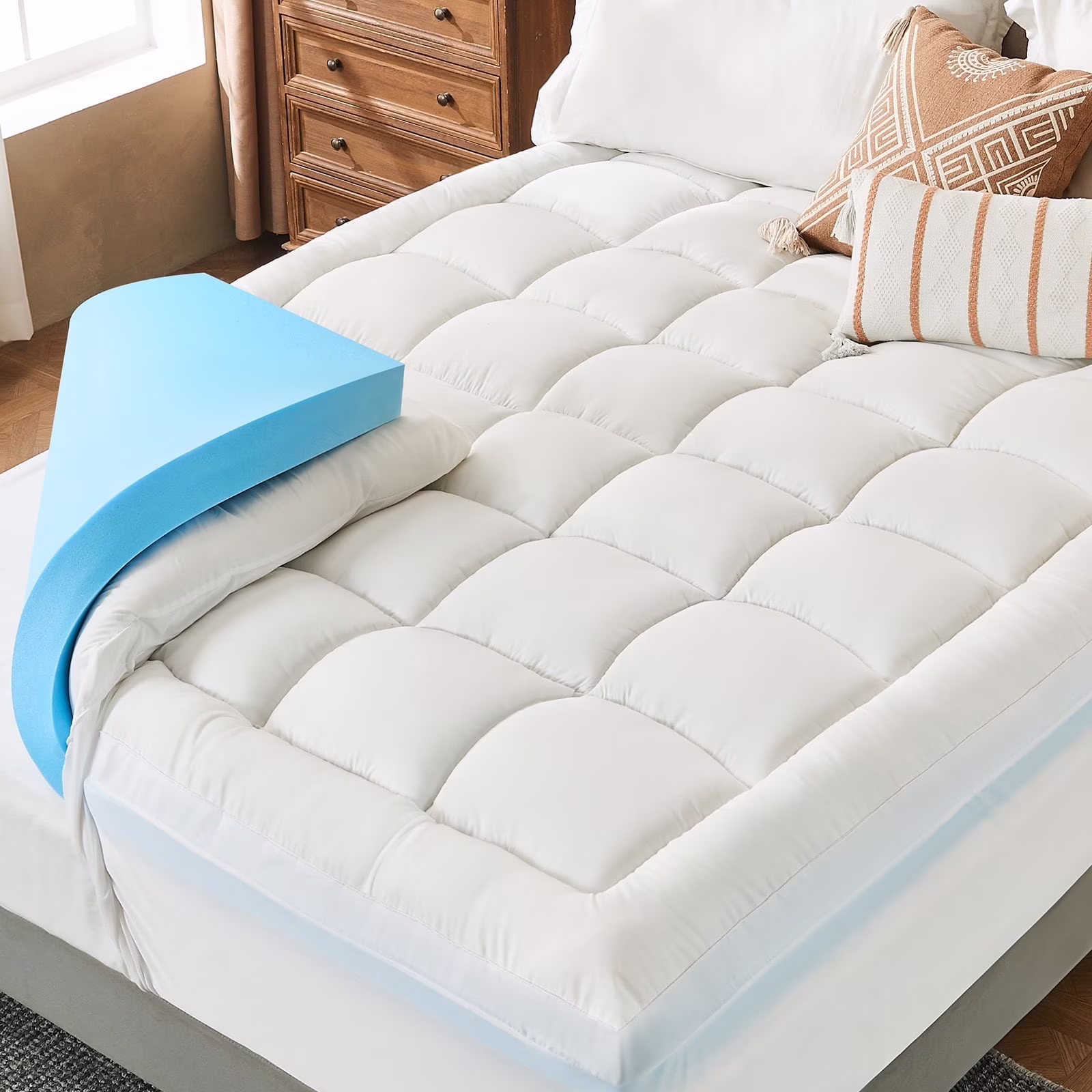 Mattress Topper - King - Memory Foam - 2"
