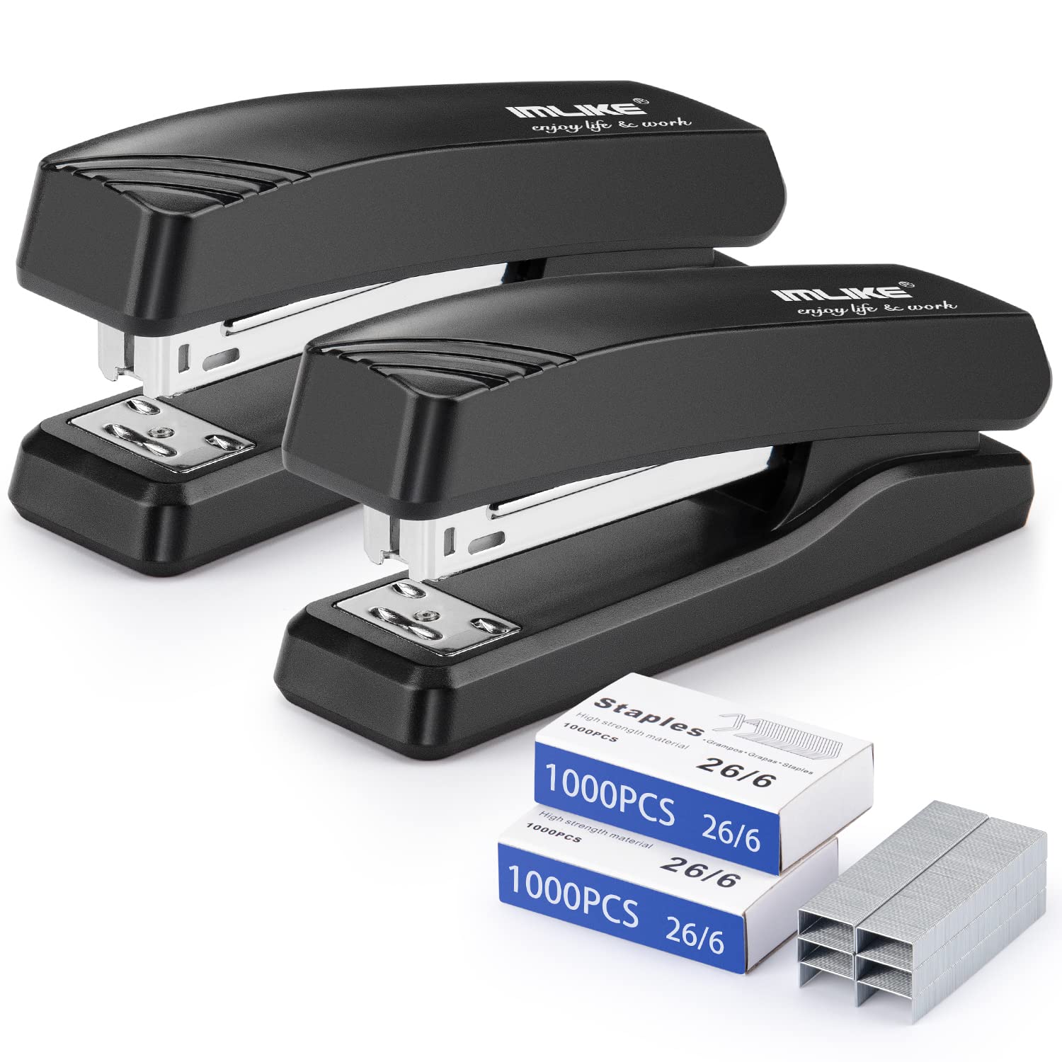 Stapler - Desktop - 26/6 - Black