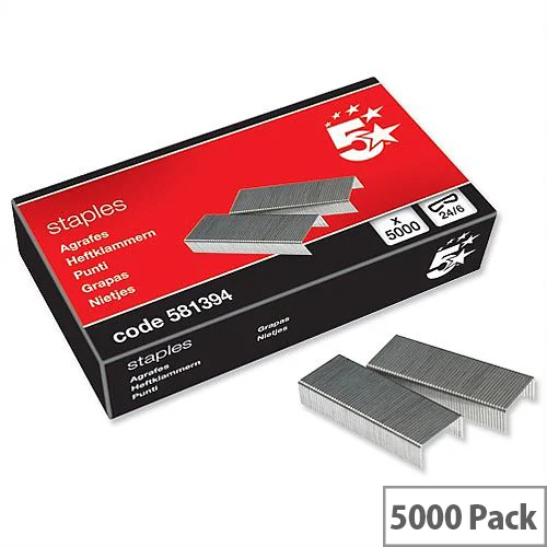 Staples - 24/10 - 5000 Pack