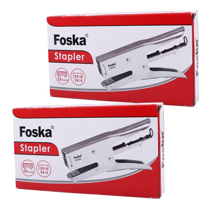 Stapler - Desktop - 24/6 - Silver
