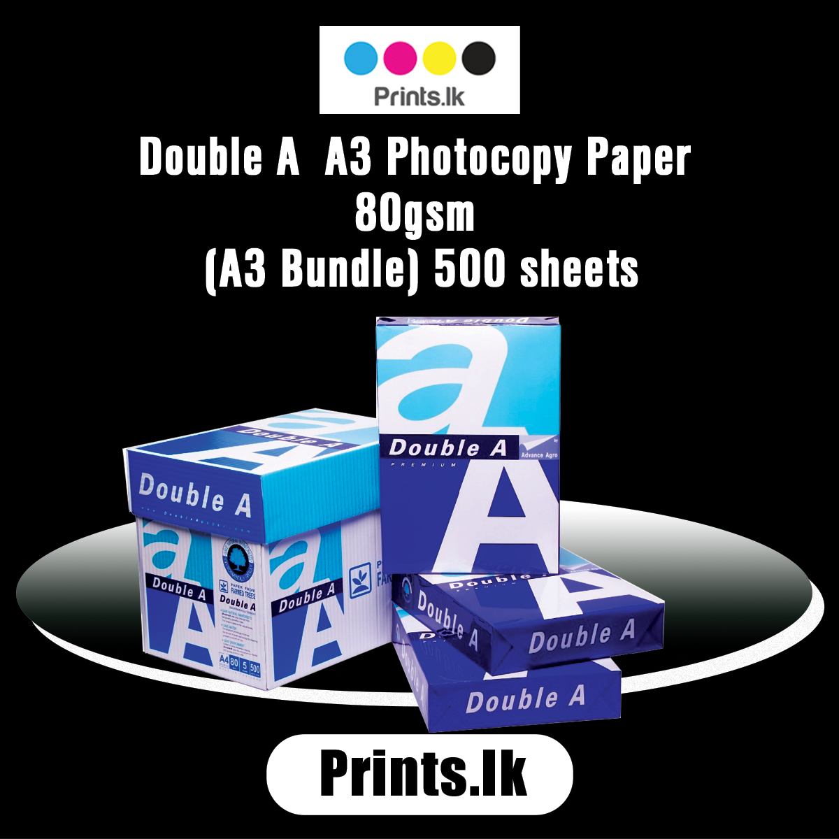 A3 Printing Paper - 80gsm - 500 Sheets - Double A